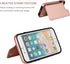 ONETOP for iPhone SE(2022) iPhone SE(2020) iPhone 7/8 Wallet Case with Card Holder, Premium PU Leather Kickstand Card Slots, Double Magnetic Clasp...