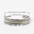 Innocence S999 Antique Silver Plated Wide Feather Cuff Bracelet For Men Women Adjustable Retro Twisted Feather Bracelets Gift Jewelry...