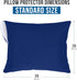 Utopia Bedding Waterproof Pillow Protector Zippered (2 Pack) Standard Royal Blue – Pillow Encasement 20 x 26 Inches...