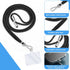 simarro Universal Cell Phone Lanyard, 2 Phone Chains with 4 Transparent Replacement Mobile Phone Straps Adjustable Nylon Neck Strap for All Smartp...