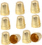PLAFOPE 10pcs Thickened Thimble Finger Cot Quilting Thimble Fingertip Thimble Portable Sewing Thimble DIY Thimble Finger Thimble Small Finger Need...
