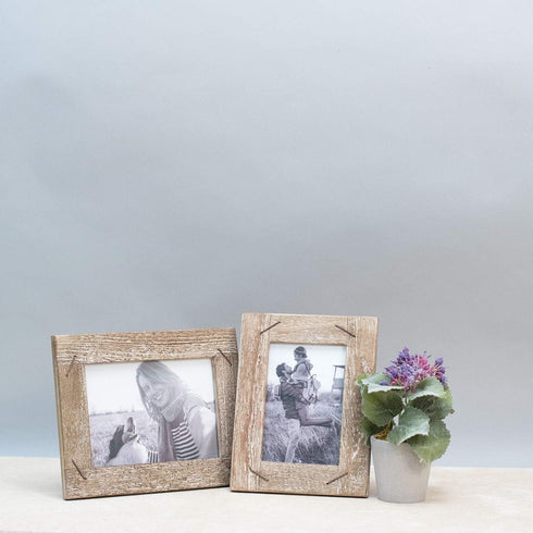 Foreside Home & Garden FFRD06202 4X6 Weathered Frame with Nail Accents...
