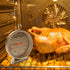 2.5“ Large Dial Oven Thermometer,Grilling and Cooking Thermometer- with Dual Scale and 360 Degree Rotary Hook, Easy to Read Large Reading Number S...