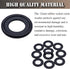 10PCS M12 Oil Drain Plug Gasket Rubber Crush Washer Seals 12616850 Engine Oil Pan Drain Plug Seal Compatible with Chevy GMC Ford Engine Oil Crush ...