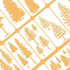 BENECREAT 12pcs Pine and Fir Tree Stencil Set, 5.9x12 inch Reusable Winter Theme Plastic Art Painting Templates for Scrapbook Decoration DIY Craft...