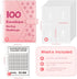 100 Envelopes Money Saving Challenge Binder, A5 Budget Binder with Cash Envelopes, Savings Challenges Budget Book to Save $5,050, Budget Planner f...