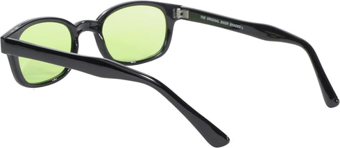 Pacific Coast Original KD's Biker Sunglasses (Black Frame/Green Lens)...