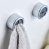 6pcs Push Hooks for Towel, Self-Adhesive Kitchen Towel Holder, Round Wall & Door Mounted Towel Hooks for Kitchen Cabinet Bathroom Home for Hanging...