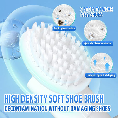 10.6OZ Shoe Cleaner Kit Water-Free Foam Sneaker Cleaner Sneaker Cleaner, Work on White Shoe Brushes,Boot,Canvas,PU,Fabric,etc Eco-Friendly Sneaker...