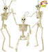 JOYIN 3 PCS Halloween Hanging Skeletons 16" Full Body Posable Joints Movable Plastic Bones for Halloween Party Outdoor Indoor Decor, Yard Patio La...