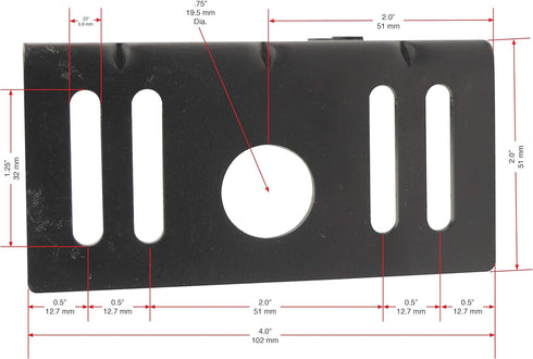 Tech Team #00712 Bed Frame Extension Set, Extend a Metal Bedframe to Meet a Headboard or Footboard, 2 Pieces, Hardware Included...