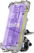 Premium Bike Phone Mount by Delta Cycle - Bicycle Smartphone Holder Adjusts to Any Handlebar & Fits Any Phone or iPhones - Easily Accessible On Th...