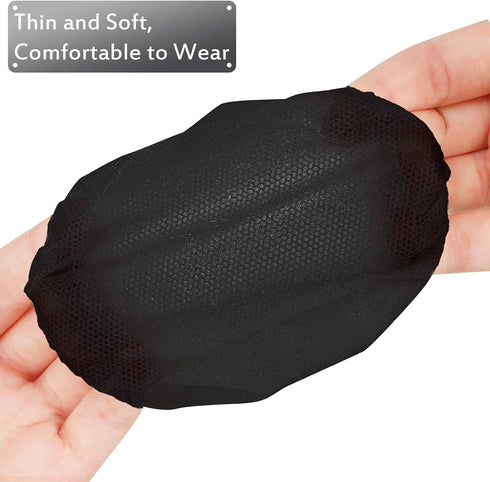 100 Pieces Headphone Ear Covers Disposable Earphone Overs Sanitary Non-Woven Stretch Earpad Covers Earcup Covers Fit for Most on Ear Headphones (B...