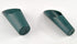 HOME-X Soil Scoops, Small Gardening Tools, Potting Scoopers, Bonsai Tool, Set of 2 Different Sizes – Green- 6 ½” x 2 ½ “ and 6 ¼ “ x 1 ¾ “...
