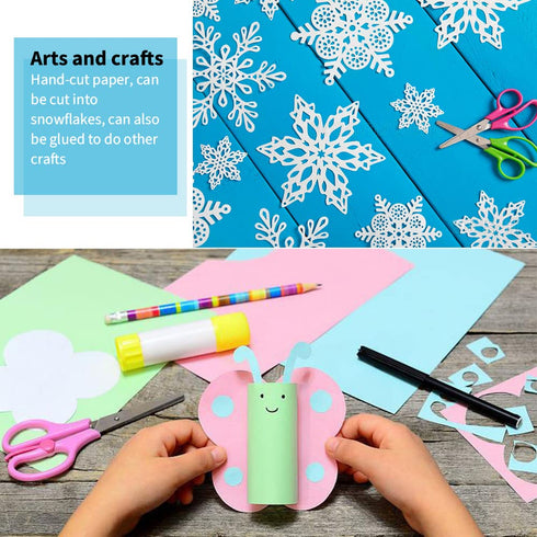 A4 Size 8.3x11.5 Inch Clear Double Sided Adhesive Tape Sheets, Super Strong Sticky Tape, DIY Art, Craft, Home Decorative Tape with White Liner (30...