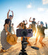 Magnetic Tripod Phone Mount Adapter with 1/4"-20 Hole, Adjustable Phone Holder for Tripod, Selfie Stick, Ring Light, Compatible with Magsafe iPhon...