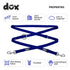 DDOXX Nylon Dog Leash - 6.6 ft, 3-way Adjustable Leash Dogs - S (Blue)...