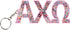 Alpha Chi Omega Glitter Sorority Keychain...