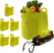 Sturdy Reusable Grocery Bags Foldable and Washable - Made From RipStop Nylon Hold 50lbs - Designed in USA Reusable Shopping Bags Inside a Compact ...