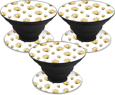 MightySkins Skin Compatible with PopSocket PopSocket - Yellow Poppy | Protective, Durable, and Unique Vinyl Decal wrap Cover | Easy to Apply, Remo...