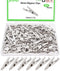 100 PCS Metal Alligator Clips 43 mm/1.37 in Nickel Plated Alligator Spring Clamps for Household Soldering and Electrical Test Tools...