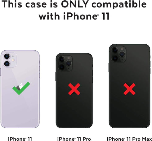 Speck iPhone 11 Clear Case - Drop Protection & Scratch Resistant, Anti-Yellowing & Anti-Fade with Dual Layer Protetective, Slim, Transparent Desig...