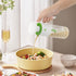 Vucchini Salad Dressing Shaker Mixer Bottle Homemade Salad Dressing Container - BPA Free Glass Juice Storage Ketchup...