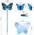12 Pieces 3D Butterfly Ballpoint Pens,30 Butterfly Push Pins,240 Butterfly Sticky Notes for School Office Supplies Home Bedroom Decor,Wedding, Bir...