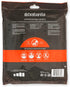 Brabantia PerfectFit Trash Bags (Size B/1.3 Gal) Thick Plastic Trash Can Liners with Drawstring Handles (40 Bags)...