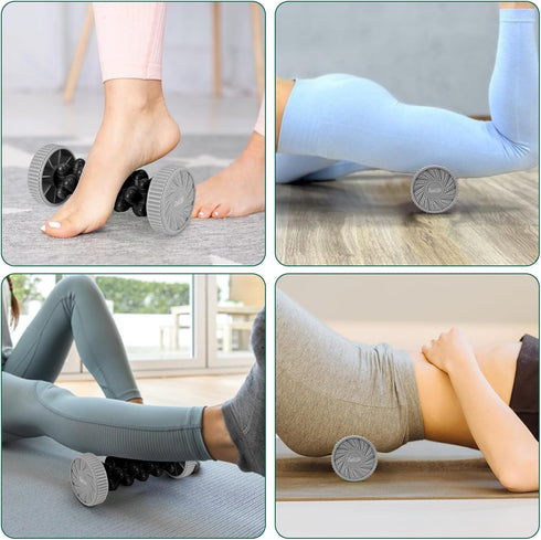 Foot Roller Massager for Plantar Fasciitis Relief, Manual Deep Tissue Foot Massager for Circulation, Pain Relief, Reflexology Trigger Point Therap...
