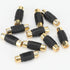 RCA Female to Female Coupler, 3 Pack Audio Video RCA Adapter Connector Gold Plated RCA Jack to Jack Converter RCA Cables Extender for Amplifier, S...