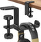 Headphone Hanger Holder Stand -Under Desk Headphone Hanger? Headset Hook Holder with Foldable?Space-Saving Aluminum Stand with Universal Fit for G...
