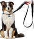 6FT Orange Strong Dog Leash with 2 Padded Handles, Traffic Handle Extra Control, Double-Sided Reflective Walking Lead for Small Medium and Large D...