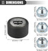 Motoforti Universal Wheel Stud Installer Tool, Tire Stud Tool, M12x1.25 M12x1.5 M14x1.5, Iron, with 3/4" Hex Wheel Lug Nuts, Silver Tone, 1 Set...