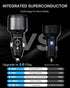 ZEEHOO Car Charger, 95W USB C Car Charger with 3.3ft Data Cable, Cigarette Lighter Charger, Fast Car Charger Adapter Compatible with iPhone 15 Pro...