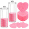 120PCS Compressed Facial Sponges, Heart Shape Disposable Face Sponges with 2PCS Container, Skin Friendly Facial Sponges for Washing Face, Natural ...