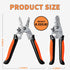Multifunction 9-in-1 Wire Cutter Stripper Tool,8-in Professional Electrical Wire Crimper,9-23 AWG Electrician Wiring Tools,Cable,Wire Cutters Tool...