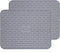 To encounter Silicone Dish Drying Mat -Large 17" x 13" - Set of 2 Flexible Rubber Drying Mat, Heat Resistant Silicone Trivet, Countertop Mat, Dish...