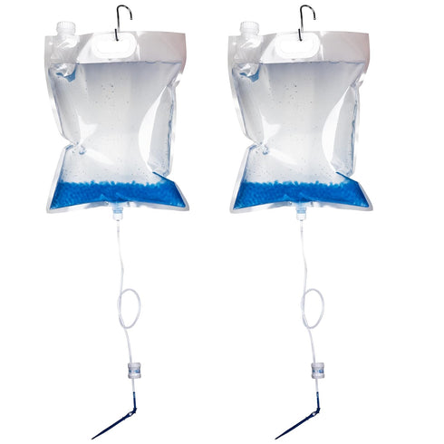 2PCS Extra Large 6500ML Drip Irrigation Bag with 0-250ML Per Hour Adjustable Flow, Self Automatic Watering System for Outdoor Gardening Plants and...