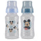 Disney Mickey Mouse Baby Bottles 11 oz for Boys or Girls | 2 Pack of Infant Hourglass Shaped Bottles with cover for Newborns and All Babies | BPA-...