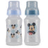 Disney Mickey Mouse Baby Bottles 11 oz for Boys or Girls | 2 Pack of Infant Hourglass Shaped Bottles with cover for Newborns and All Babies | BPA-...