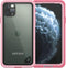 Waterproof Case Front Screen Protector Unisex, Suitable for iPhone 11ProMax Cell Phone (Pink&Clean)...