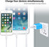 iPhone 13 Charger Block Fast Charging 4.8A Multi Port USB Charger Wall Plug Power Adapter Charging Box Cube Brick for iPhone 15/14/13/12/11 Pro Ma...