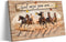Strofupp Horse Wall Art God Says You Are Inspirational Picture Bible Quote Wall Decor Modern Farmhouse Painting Artwork 12x18 inches...