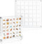 Acrylic Magnetic Seashell Display Box, 2 Different Sizes 36 Grids Clear Seashell Storage Box Decorative Seashell Starfish, Small Craft Organizers ...