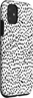 iPhone 11 Dalmatian Animal Print Black And White Black White Case...