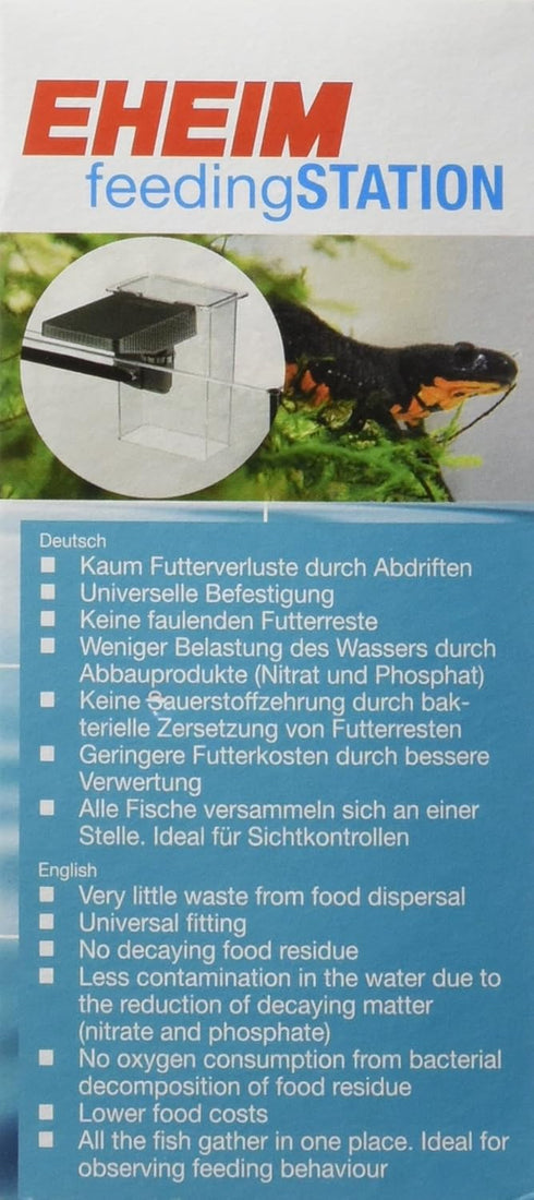 Eheim Feeding Station, 4.00 x 2.00 x 5.00 inches, Model: 4001020 Black...