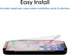 amFilm (3-Pack iPhone XS/X Screen Protector, 0.26mm 9H Tempered Glass Screen Protector with Easy Installation Tray for Apple iPhone 10....