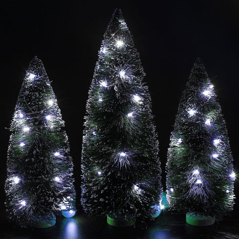 YKB 12 PCS White Fairy Lights LED String Lights Battery Powered, 20 Micro LEDs on 3.3ft/1m Silvery Copper Wire, Battery Operated String Lights by ...
