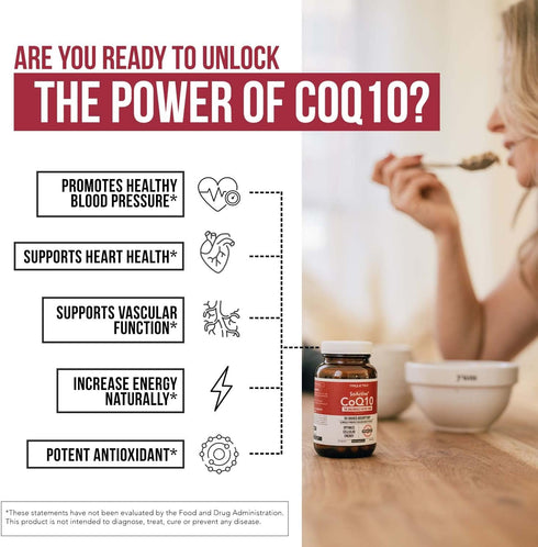 SoActive CoQ10® 250 mg: CoQ10 Phytosome with up to 9X Higher Absorption - Proven Cellular Delivery - Supports Cellular Energy Production (60 Capsu...